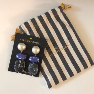 Lele Sadoughi Boulder Drop Earrings